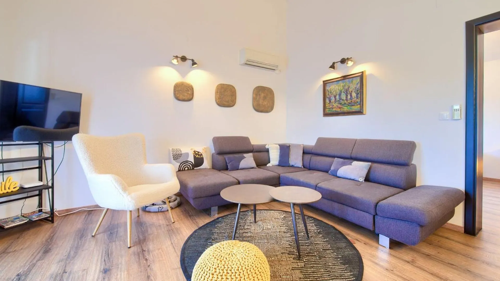 Elegant And Vibrant Apartment With Terrace And Sea View Kornic Croatia